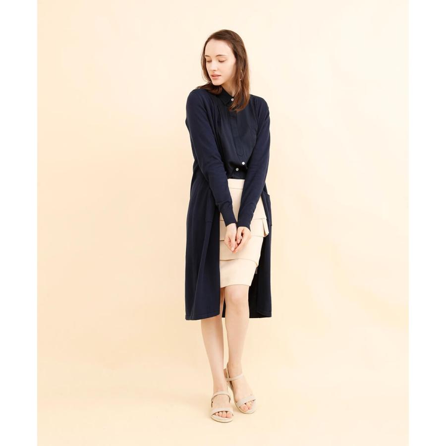 【秋の必需品】ブラウス シャツ とろみ ドレープ ジョーゼットドレープシャツ |  | 10