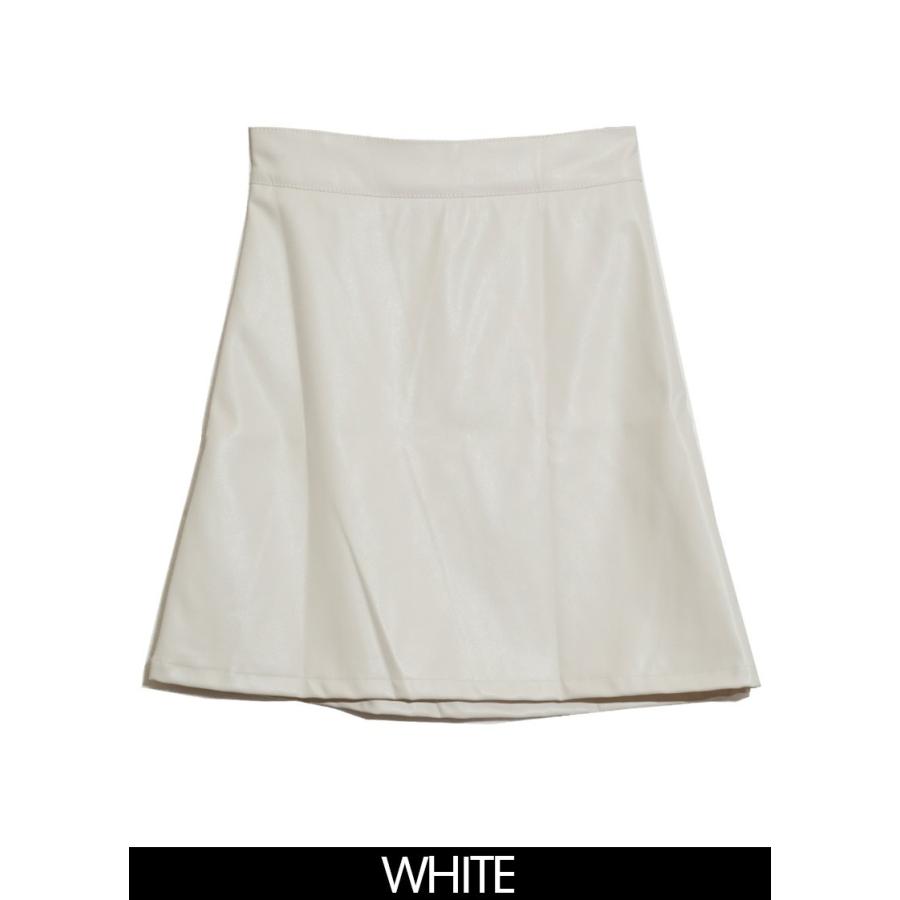 PU台形スカート スカート フェイクレザー ミニスカート |  | 01