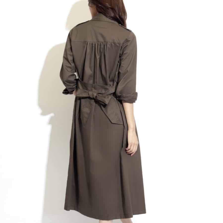 ロングシャツコート シャツワンピ カジュアル チュニックワンピース トレンチコート トレンチ |  | 03