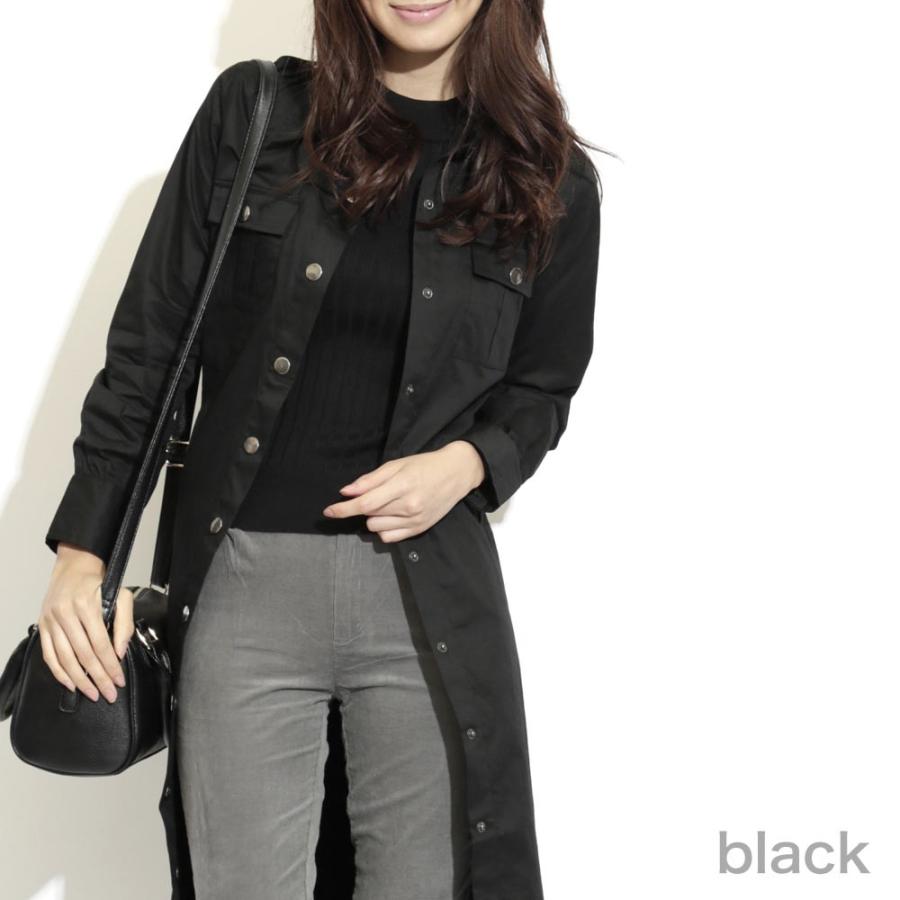 ロングシャツコート シャツワンピ カジュアル チュニックワンピース トレンチコート トレンチ |  | 08