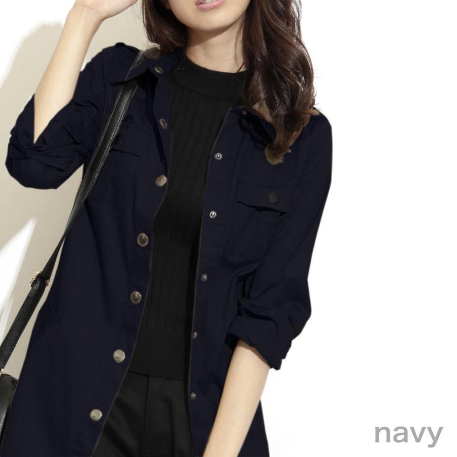 ロングシャツコート シャツワンピ カジュアル チュニックワンピース トレンチコート トレンチ |  | 09