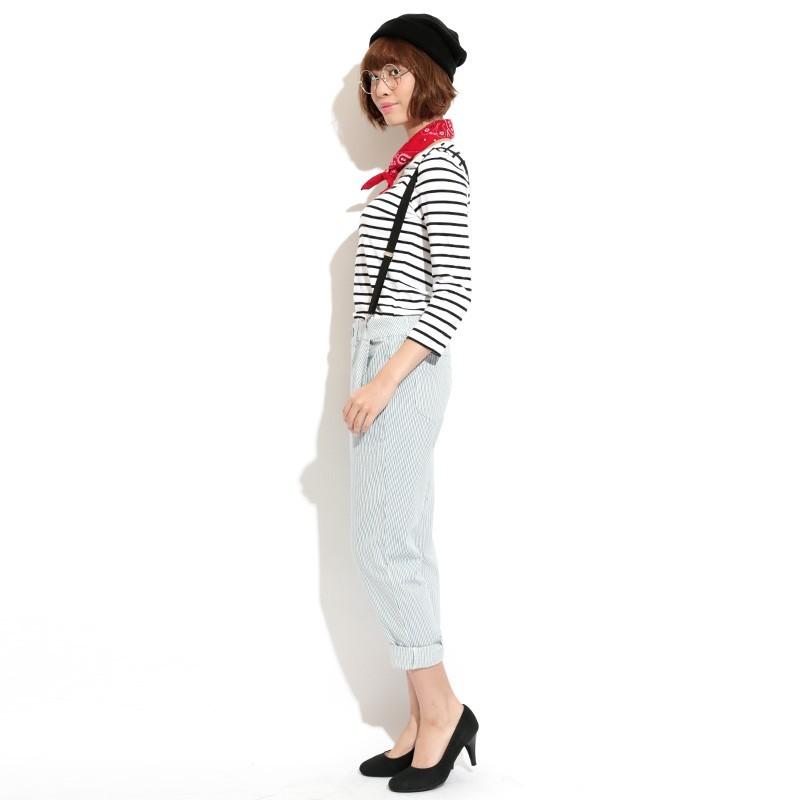 ヒッコリーパンツ ボトムス ヒッコリー パンツ コットン ロングパンツ |  | 02