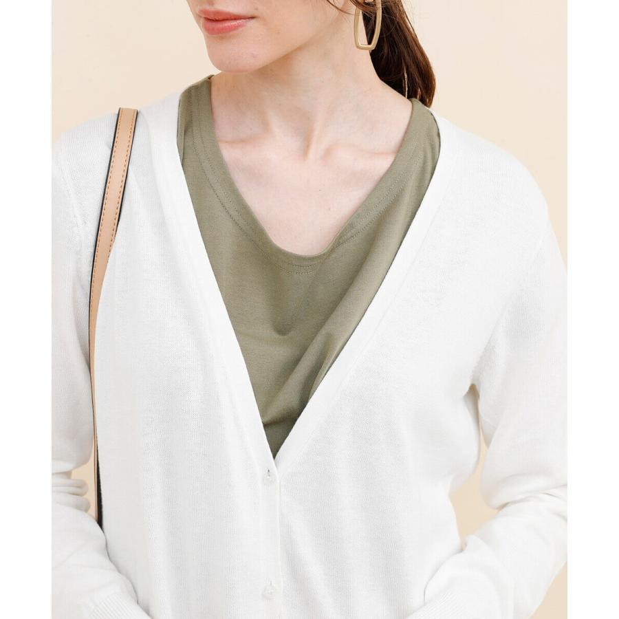 Vネックロングカーディガン 日焼け防止 UVCUT ロングカーディガン カーディガン レディース |  | 10