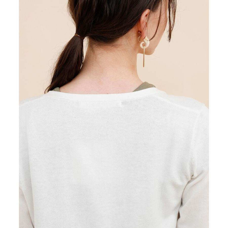 Vネックロングカーディガン 日焼け防止 UVCUT ロングカーディガン カーディガン レディース |  | 11