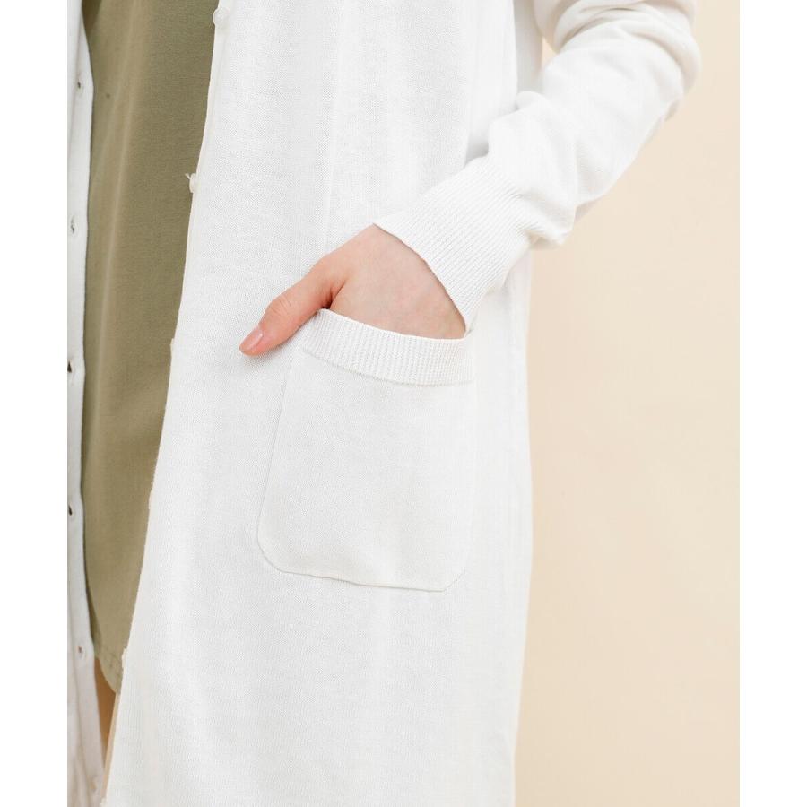 Vネックロングカーディガン 日焼け防止 UVCUT ロングカーディガン カーディガン レディース |  | 12