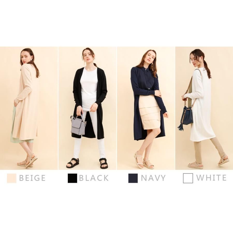 Vネックロングカーディガン 日焼け防止 UVCUT ロングカーディガン カーディガン レディース |  | 14