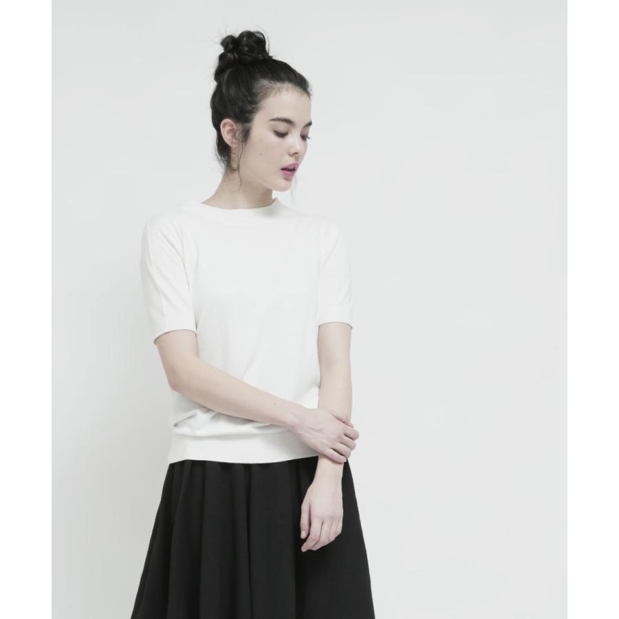 ハイネック半袖ニット レディース ニット 半袖 ハイネック 春夏ニット |  | 12