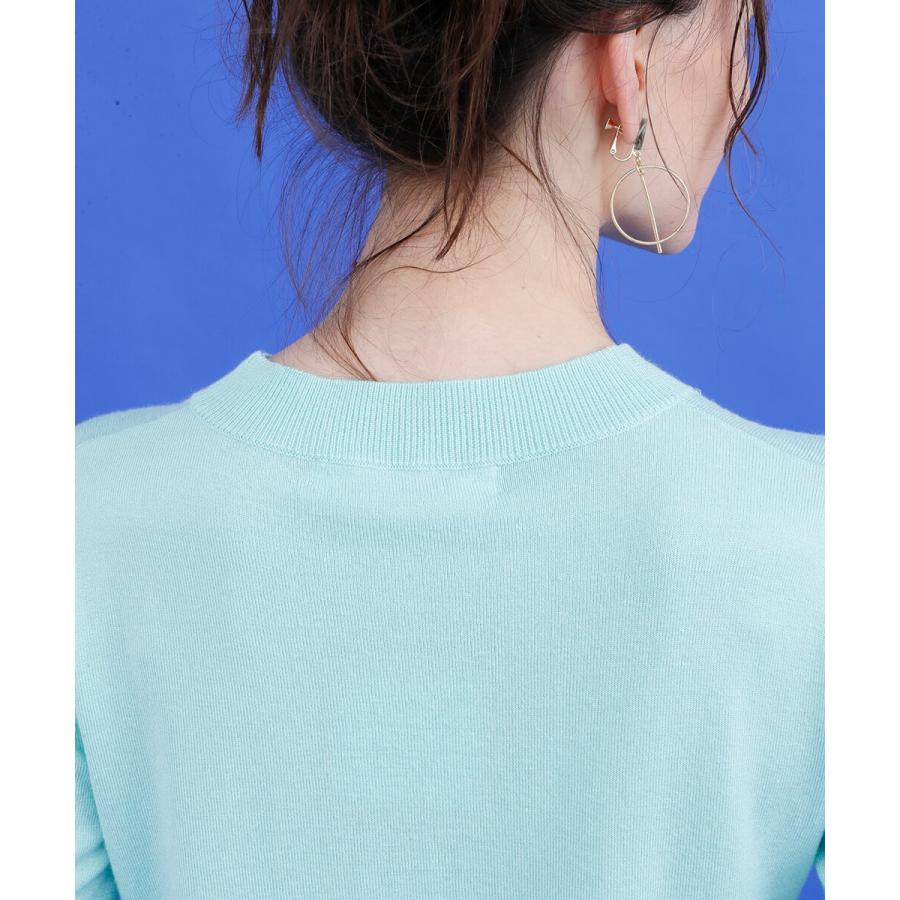 ハイネック半袖ニット レディース ニット 半袖 ハイネック 春夏ニット |  | 15