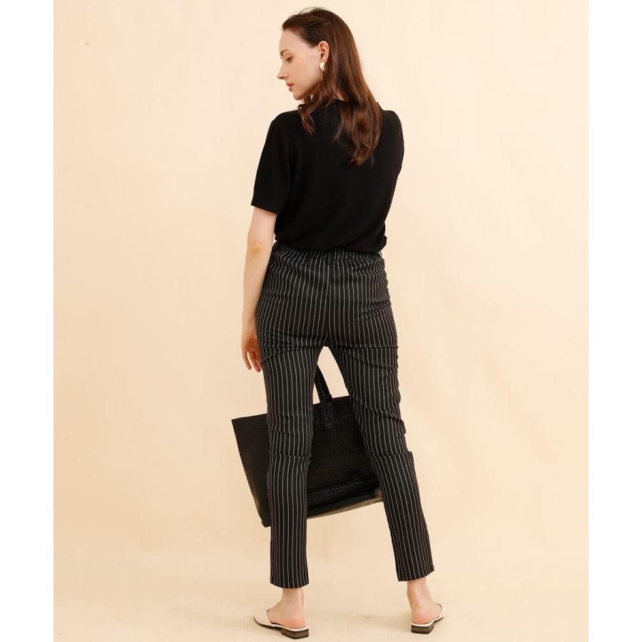 ハイネック半袖ニット レディース ニット 半袖 ハイネック 春夏ニット |  | 02