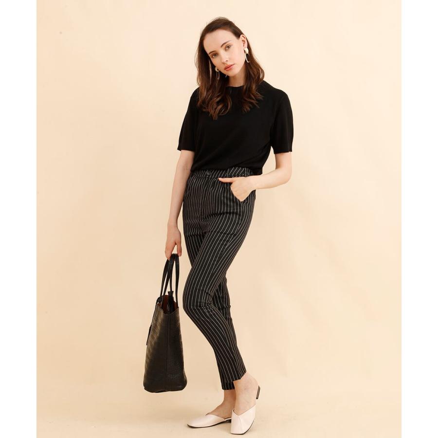 ハイネック半袖ニット レディース ニット 半袖 ハイネック 春夏ニット |  | 03