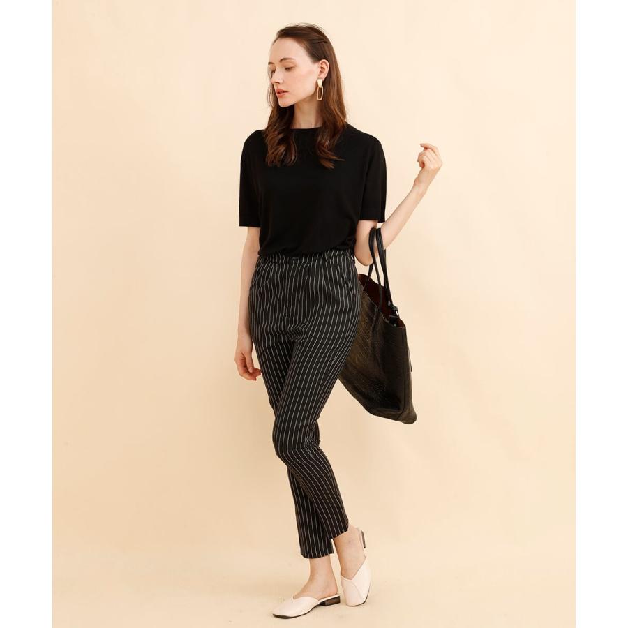 ハイネック半袖ニット レディース ニット 半袖 ハイネック 春夏ニット |  | 05