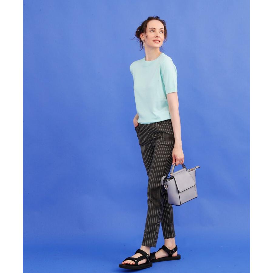 ハイネック半袖ニット レディース ニット 半袖 ハイネック 春夏ニット |  | 09