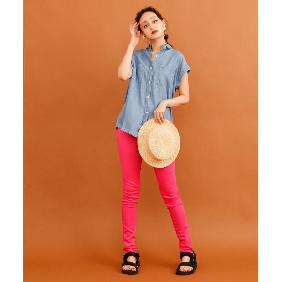 ライトデニムノースリーブシャツ レディース トップス デニムシャツ ブラウス ノースリーブ |  | 07