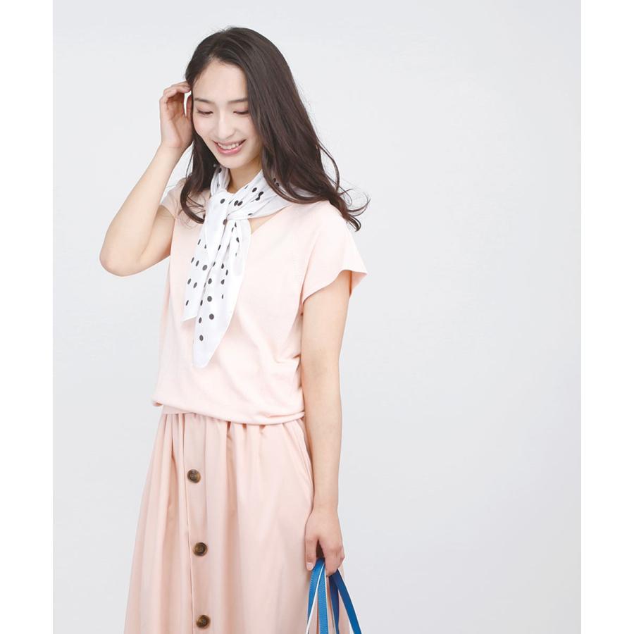 ライトニット 半袖 ニット サマーニット フレンチ フレンチスリーブ ベーシックトップス ニットトップ レディース 春 夏 秋 |  | 03