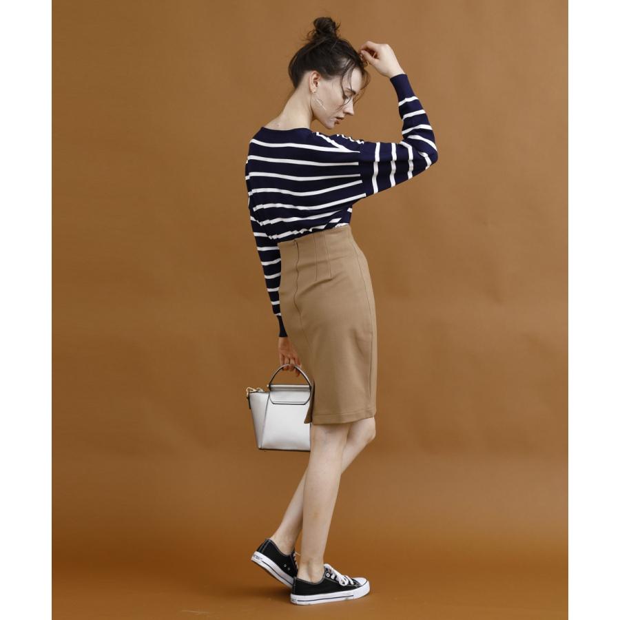 ニット 秋冬 ボーダー レディース ゆったり 体系カバー セーター トップス ライトニット 秋 Vネック 無地 |  | 08