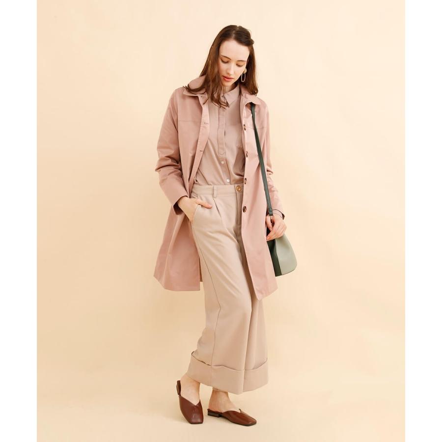 ステンカラーコート スプリングコート ジャケット ロングコート アウター トレンチ トレンチコート ステンカラー 大きいサイズ ステンカラーコート |  | 01