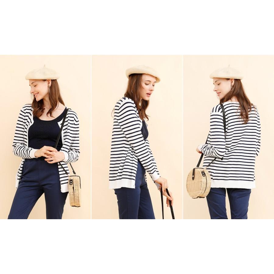 カーディガン 洗える レディース Ｕネック ニット ウォッシャブル カーデ 大きいサイズ 紫外線対策 UV対策 もっちり生地 春 夏 秋 冬 |  | 12