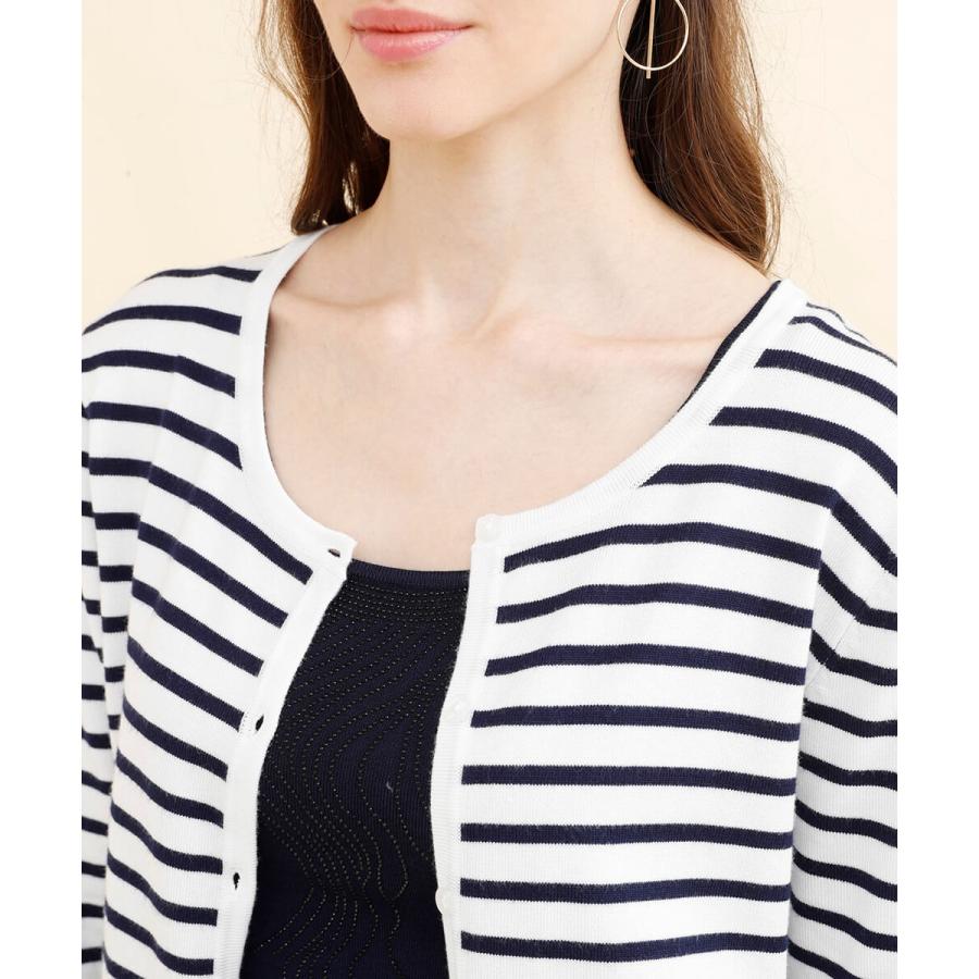 カーディガン 洗える レディース Ｕネック ニット ウォッシャブル カーデ 大きいサイズ 紫外線対策 UV対策 もっちり生地 春 夏 秋 冬 |  | 09