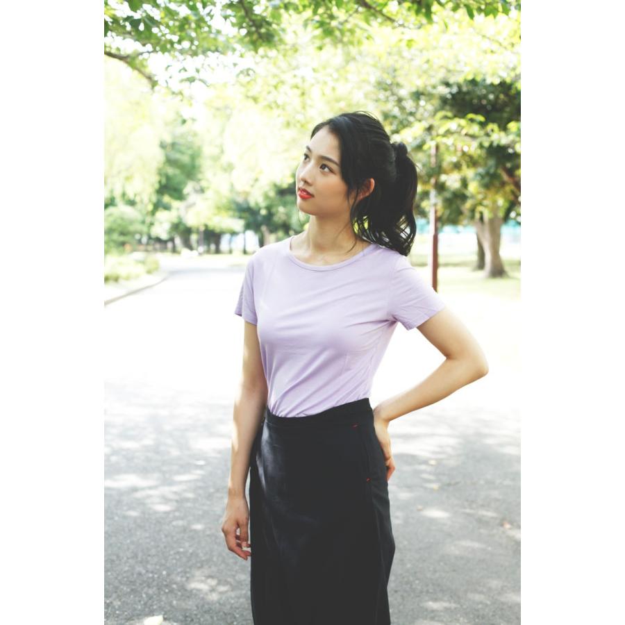 Tシャツ ベーシック 半袖 トップス 無地 ボーダー カットソー ティーシャツ トップス |  | 16