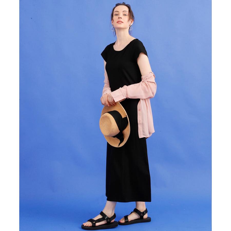 【綿95％！コットンマキシTシャツワンピース】半袖 ワンピース ロング レディース 綿 コットン Tシャツワンピ ロングワンピース レディース マキシ丈 ロング |  | 05