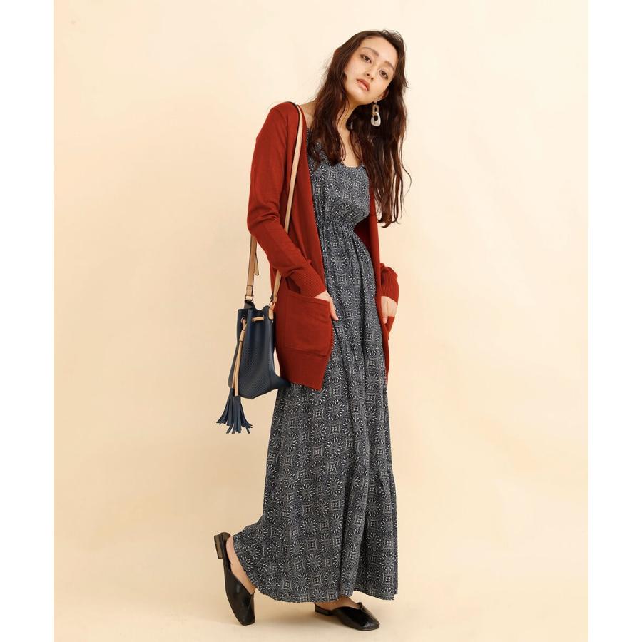 ロングカーディガン 秋冬 レディース  洗える ウォッシャブル ベーシック　Vネック ニット もっちり 羽織り アウター 秋 冬 |  | 01