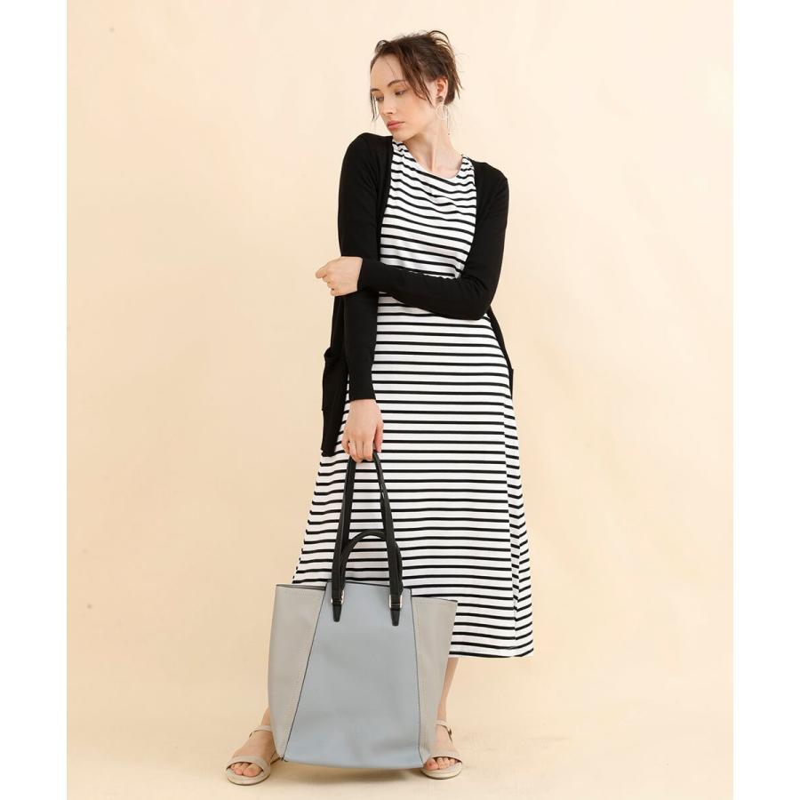 ロングカーディガン 秋冬 レディース  洗える ウォッシャブル ベーシック　Vネック ニット もっちり 羽織り アウター 秋 冬 |  | 11