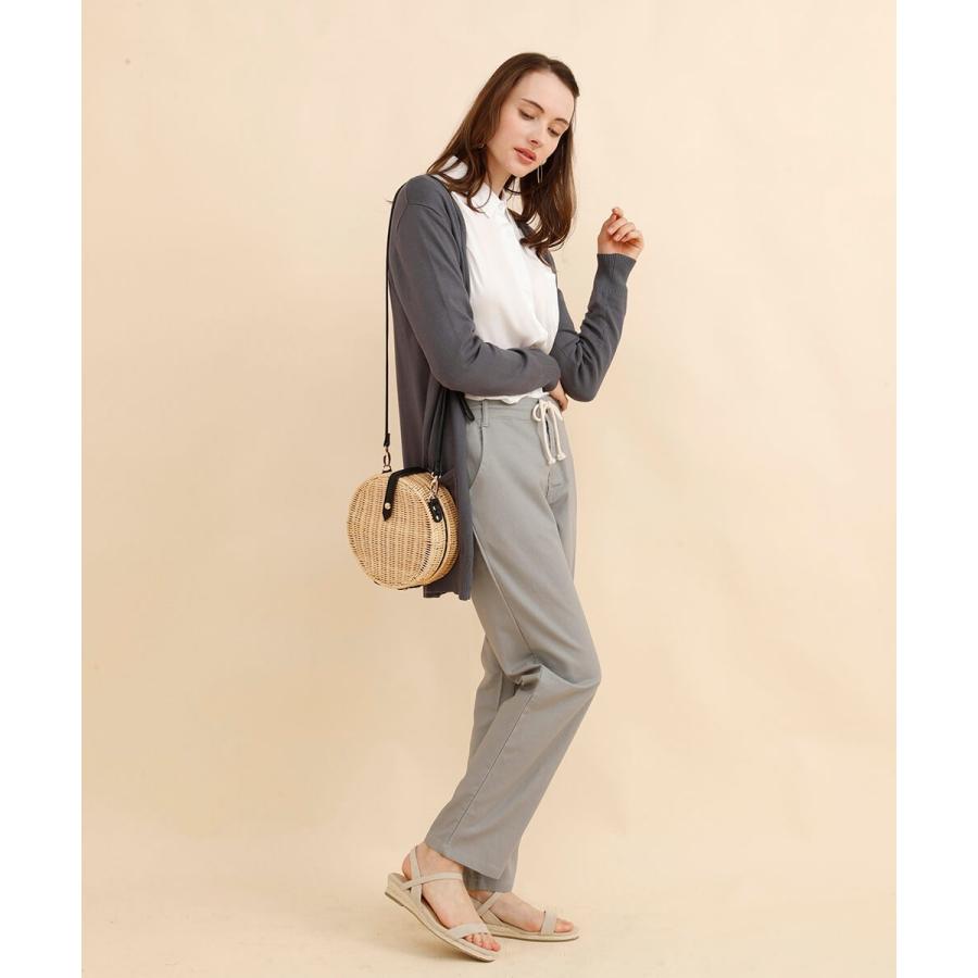 ロングカーディガン 秋冬 レディース  洗える ウォッシャブル ベーシック　Vネック ニット もっちり 羽織り アウター 秋 冬 |  | 05