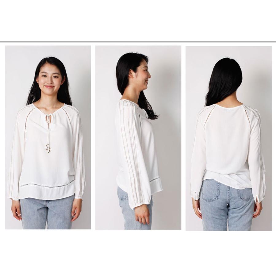 スモックブラウス シフォントップス カットソー レディース トップス |  | 03