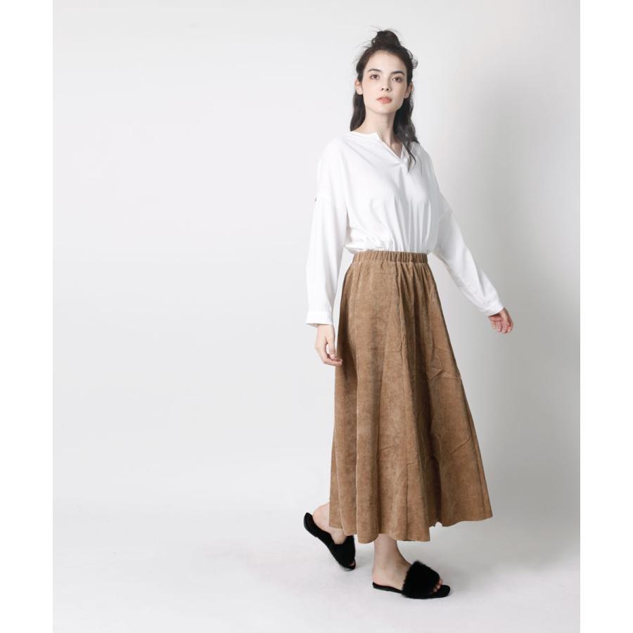 コーデュロイリバーシブルマキシスカート スカート 両面 シンプル　コーデュロイ ロングスカート レディース 秋冬 |  | 07