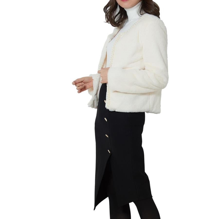 ボアカーディガン カーディガン レディース ボア もこもこ 綺麗め |  | 06