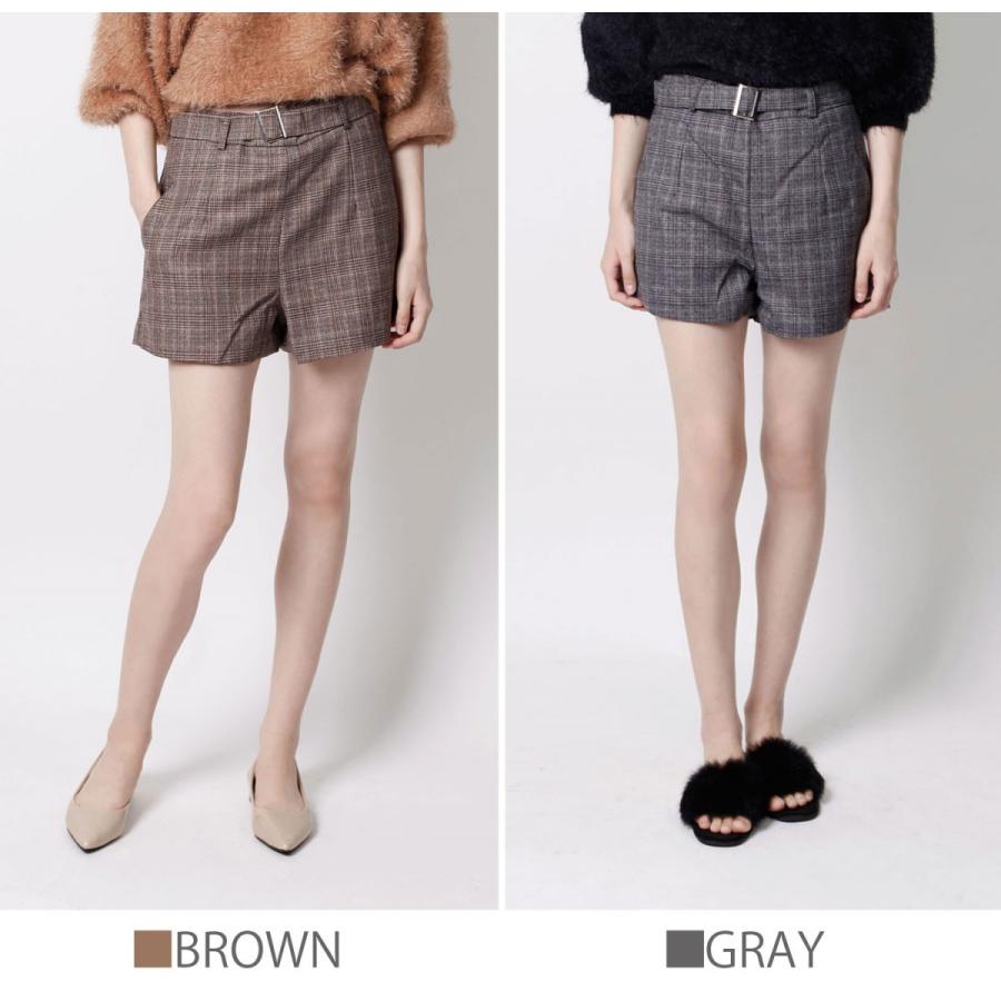 グレンチェックショートパンツ チェック パンツ ショートパンツ ショート グレンチェック 秋冬 |  | 08
