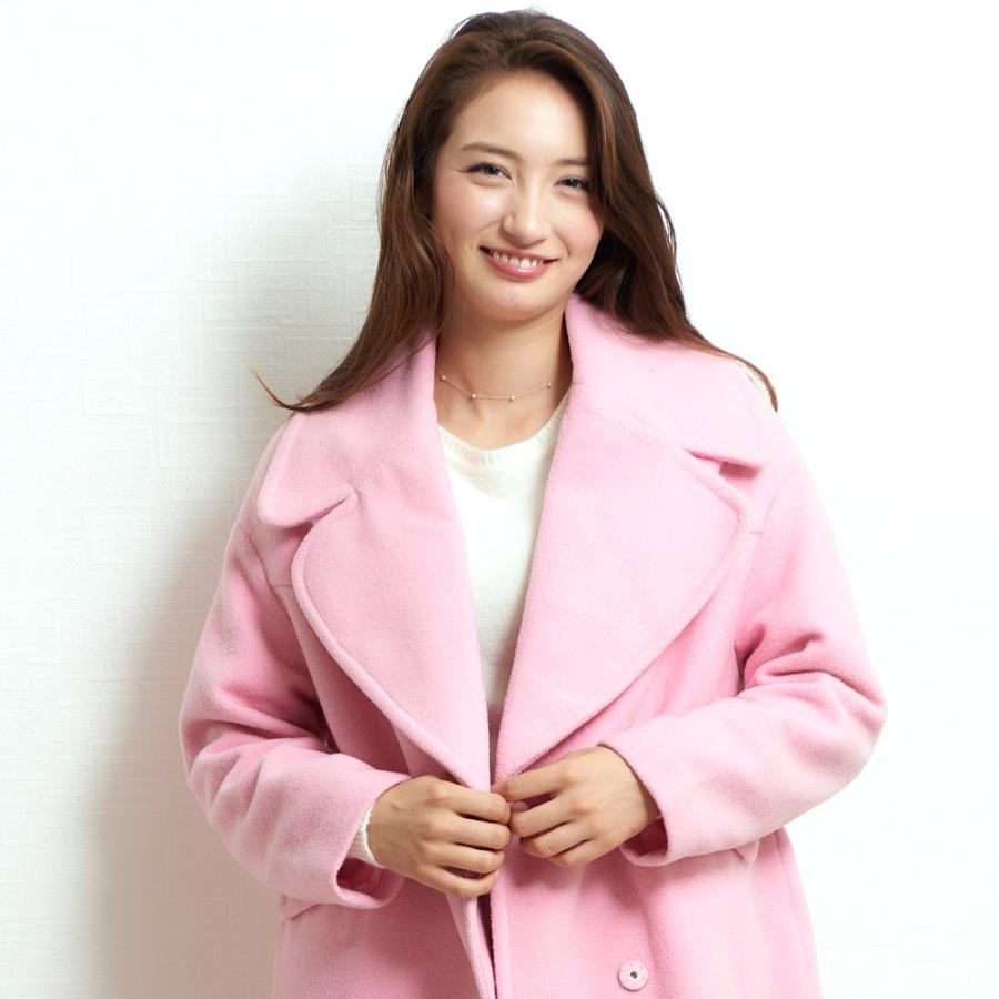 コート ビッグカラーコート レディース コート アウター ゆったり 定番ベーシック |  | 01