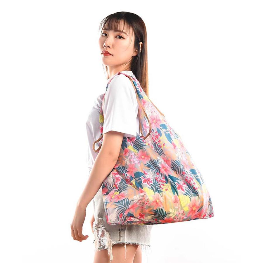 エコバッグ 折りたたみ コンパクト おしゃれ かわいい お買い物バッグ 買い物バック エコバック たためる サブバック レジ袋 軽量 シンブル 手提げ 手さげ 猫 |  | 01