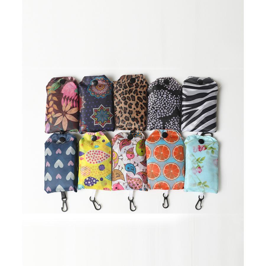 エコバッグ 折りたたみ コンパクト おしゃれ かわいい お買い物バッグ 買い物バック エコバック たためる サブバック レジ袋 軽量 シンブル 手提げ 手さげ 猫 |  | 03