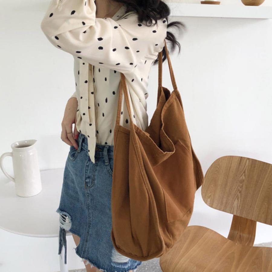 キャンバス トート a4 通勤 通学 キャンバス エコバッグ 軽量 大容量 ボケっと 折りたたみ 帆布 おしゃれ 可愛い エコバッグ | 