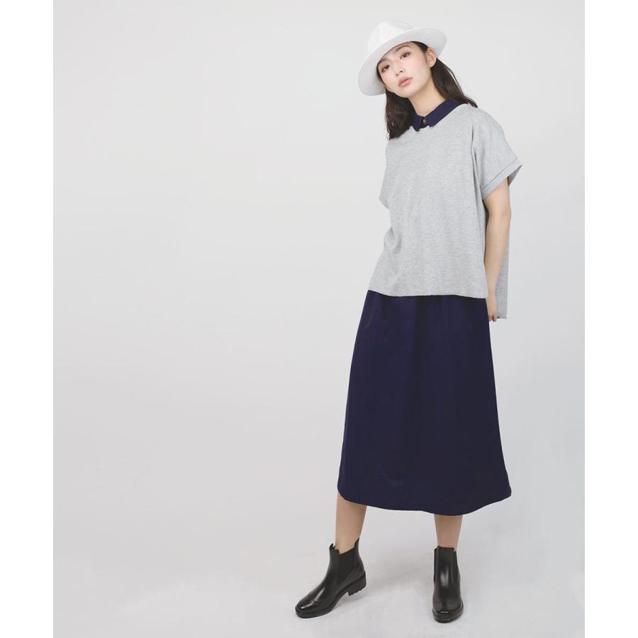 ワッフルVネックTシャツ Tシャツ レディース ワッフル トップス ワッフル生地 フレンチスリーブ タック カットソー 春 夏 【BELL】 |  | 02
