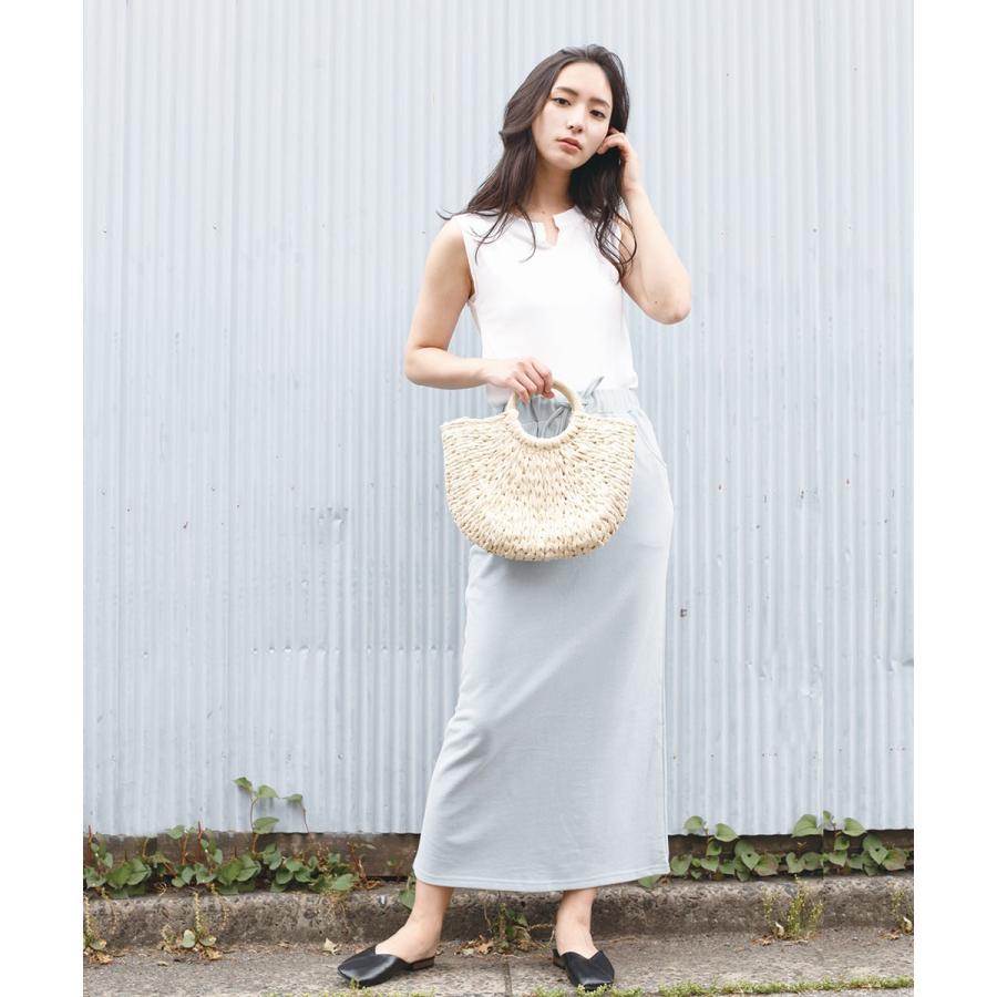 リブ編みタンクトップ タンクトップ リブ レディース トップス インナー タンク 無地 カットネック 【BELL】 |  | 05