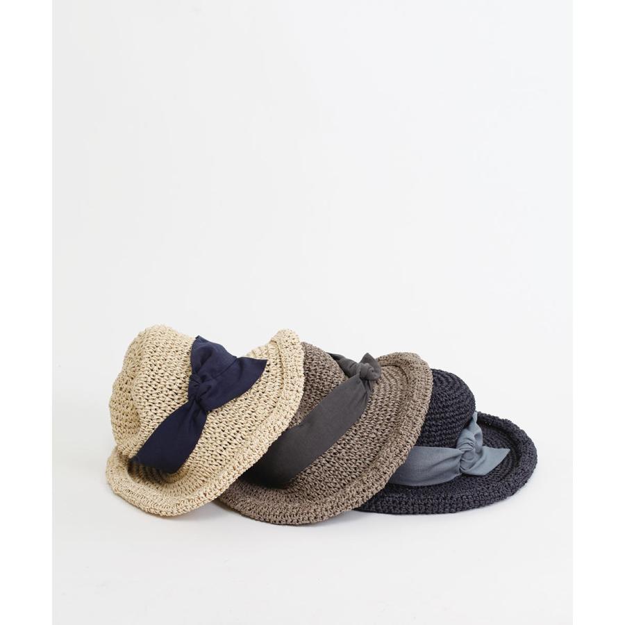 手編みつば広ペーパーハット 麦わら帽子 レディース つば広 手編み つば広ハット 紫外線対策 UV対策 折りたたみ帽子 つば広帽子 夏 運動会 旅行 |  | 06