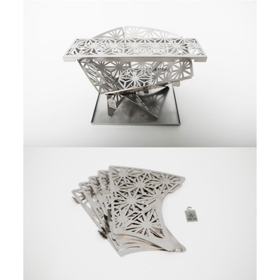 S'more/和柄組立焚き火台（Mサイズ）】組み立て式焚火台 : aimoha