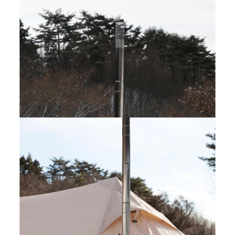 テンマクデザイン 三重煙突【 Φ76mm 】新 ウッドストーブM用 ( tent 