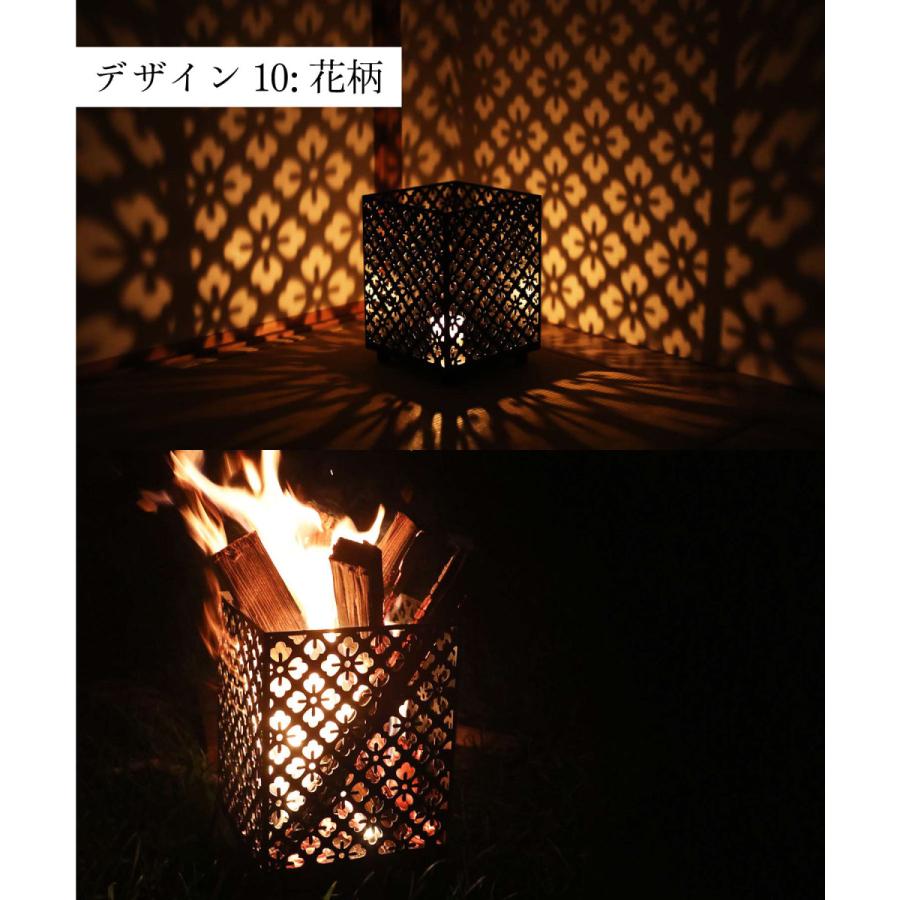 S'more/四面焚火台 天板＆収納袋の3点セット】和柄四面焚火台 : aimoha