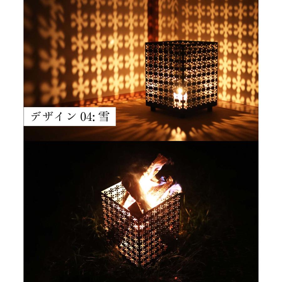 S'more/四面焚火台 天板＆収納袋の3点セット】和柄四面焚火台 : aimoha