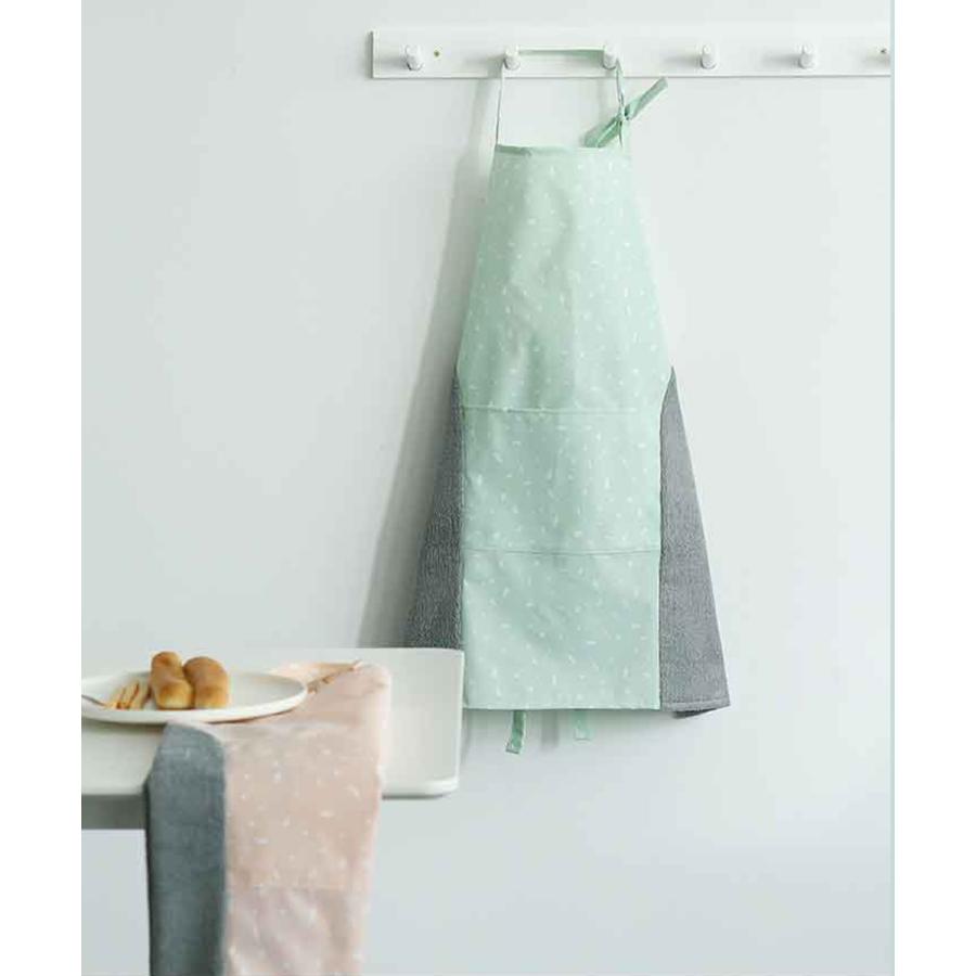 手拭き付きエプロン エプロン 可愛い おしゃれ ポケット 手拭き 便利 レディース メンズ ユニセックス 男女兼用 大きいサイズ ポリエステル ピンク グリーン |  | 03
