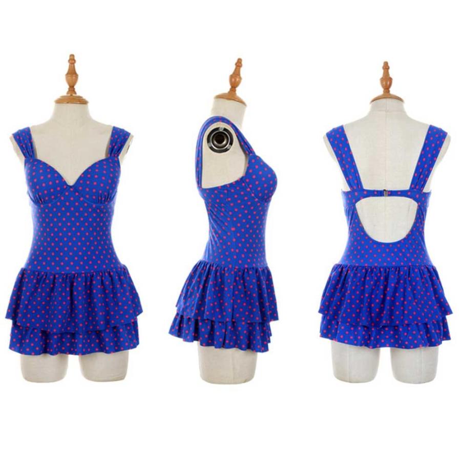 【残り僅か！】ワンピース水着 水着 ワンピース フレア フリル レディース ワンピース水着 体系カバー スイムウェア 海 リゾー |  | 06