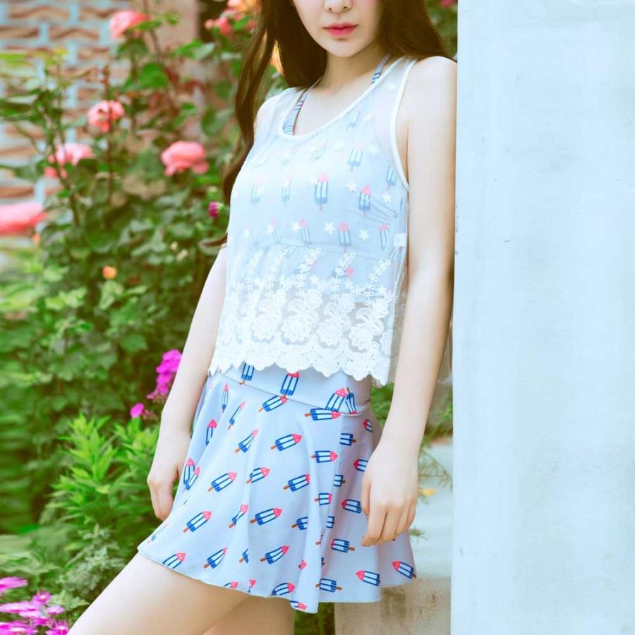 【3点セット】ビスチェ付きビキニ ビスチェ ビキニ レディース ガーリー ビキニ 水着 スイムウエア 体系カバー 海 リゾート |  | 04