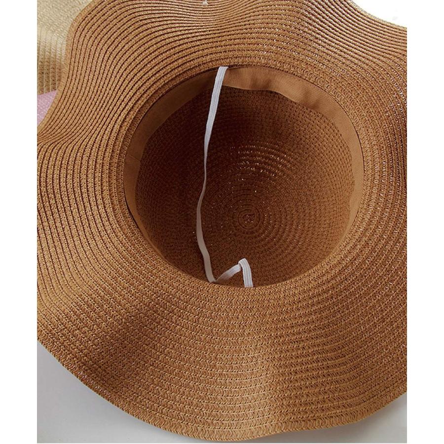 つば広ハット 麦わら帽子 レディース つば広 つば広ハット 紫外線対策 つば広帽子 夏 運動会 旅行 |  | 07