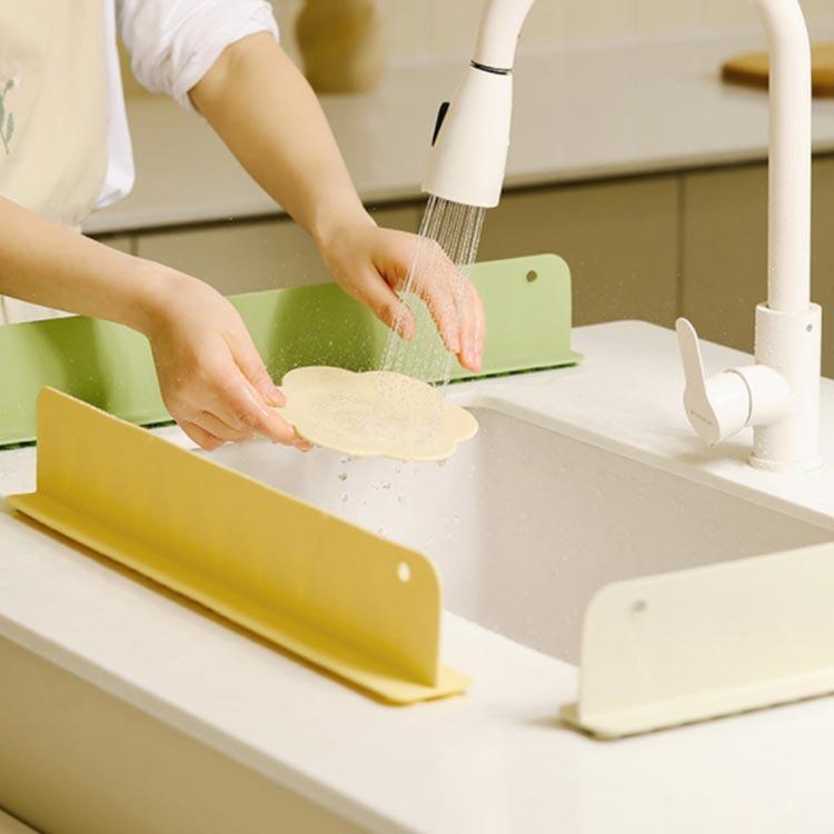 蛇口 水はね防止ガード 水はね防止パネル 3個セット シンク周り