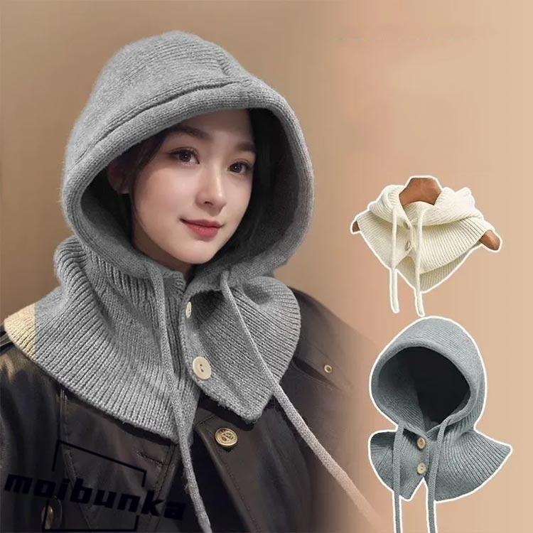 くすみカラー フード付き 韓国 ニット かわいい おしゃれ フード