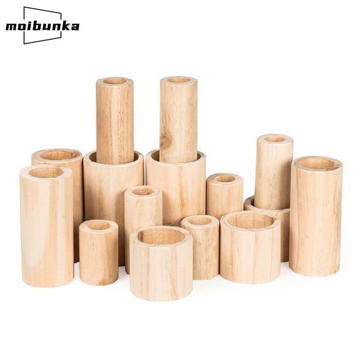 4個セット 継ぎ脚 丸型 こたつ用継脚 木製 ソファ 机 テーブル 継ぎ足