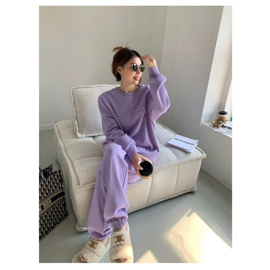 スウェット上下セット レディース 運動着 スウェットパンツ スエット ルームウェア 長袖 トレーナー スウェット上下セット セットアップ ロングパンツ |  | 14